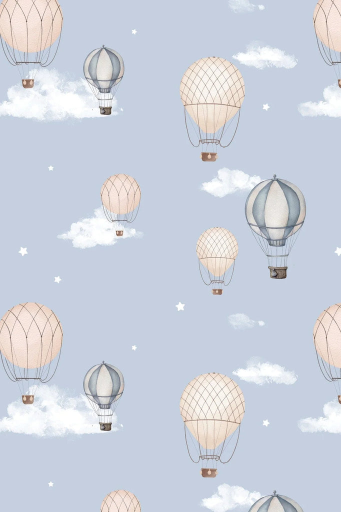 Wallpaper sample Atelier Florentine - Blue balloons