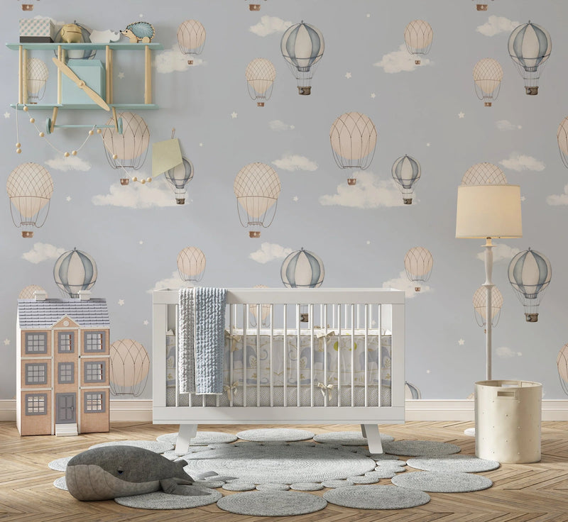 Wallpaper Atelier Florentine - Blue Balloons