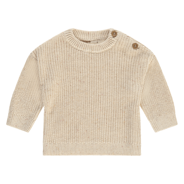 A Tiny Story - Baby pullover/sweater - Ecru Melange