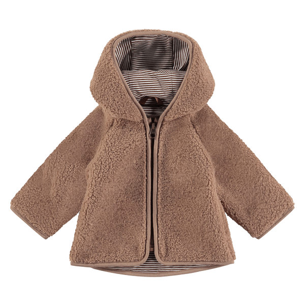 A Tiny Story - Baby teddy jacket - Mocha