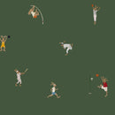 Behangstaal Atelier Florentine - Konijnen gym groen