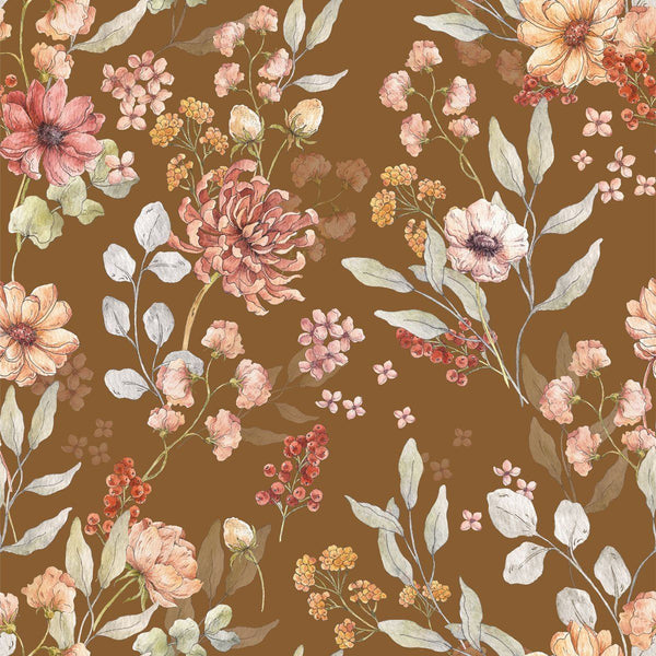 Wallpaper sample Dekornik Autumn Meadow Brown