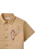 Gingersnaps - Theo Oxford Shirt With Circus Patches