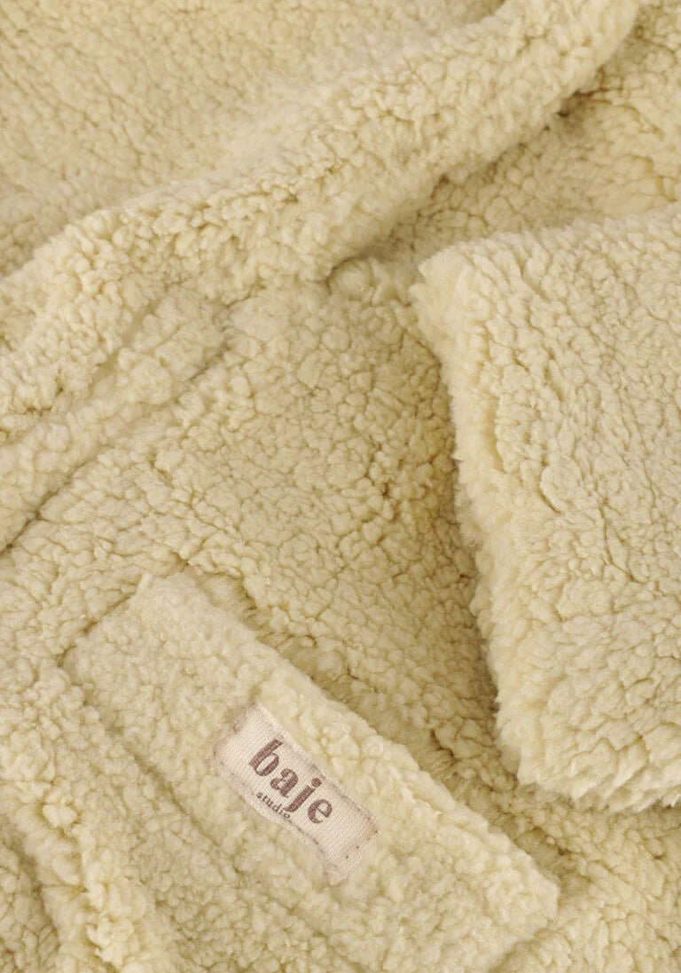 Baje Studio - Heather Teddy Jacket / Baby Jacket - Cream