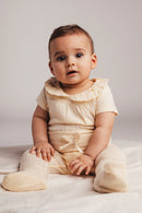 Baje Studio - Yuul Bodysuit Romper - Creme Oat