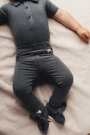 Baje Studio - Franca Jersey Slofjes - Blue Ocean