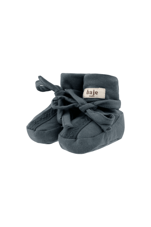 Baje Studio - Franca jersey slippers - Blue Ocean