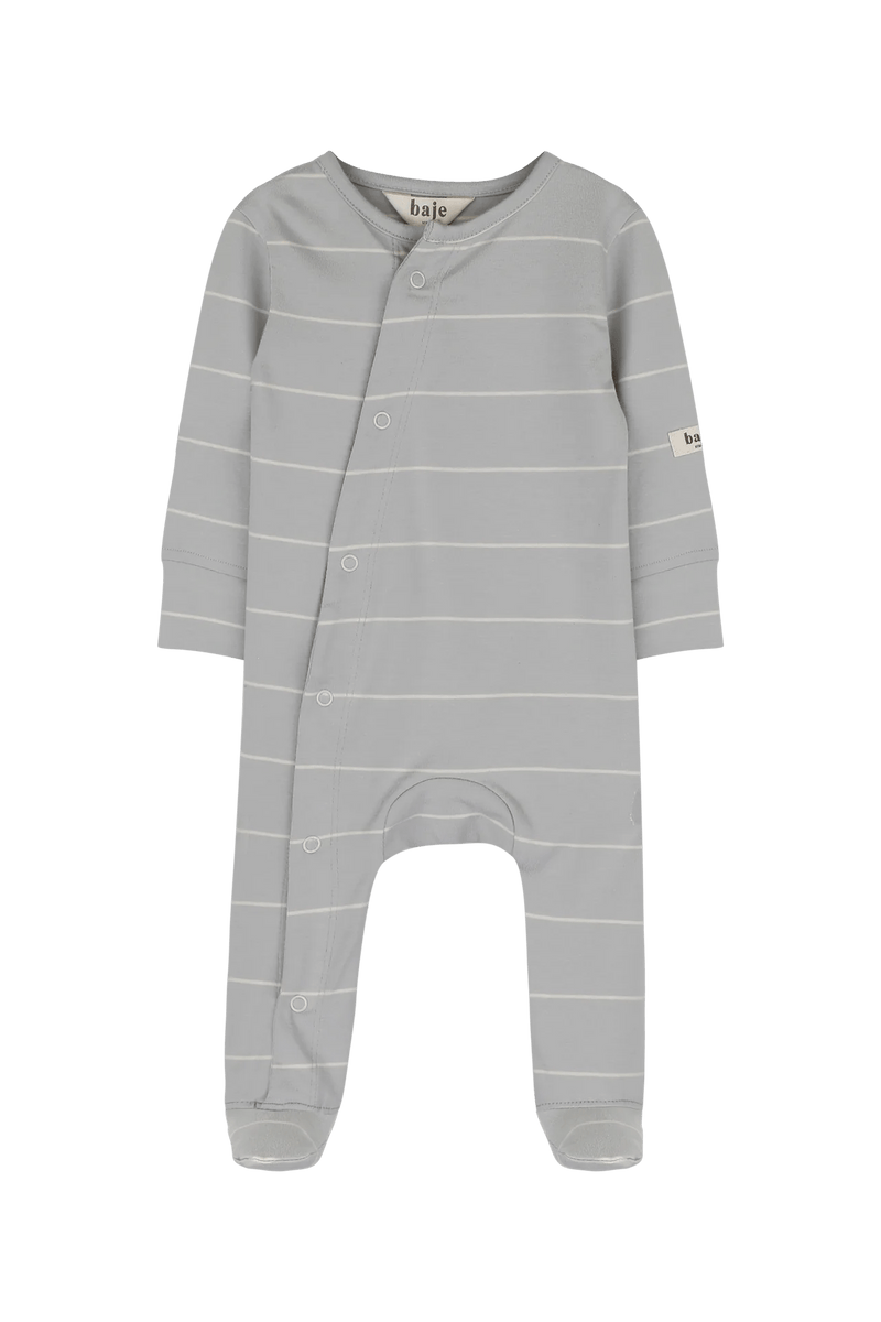 Baje Studio - Olivier Striped Romper - Blue Steel