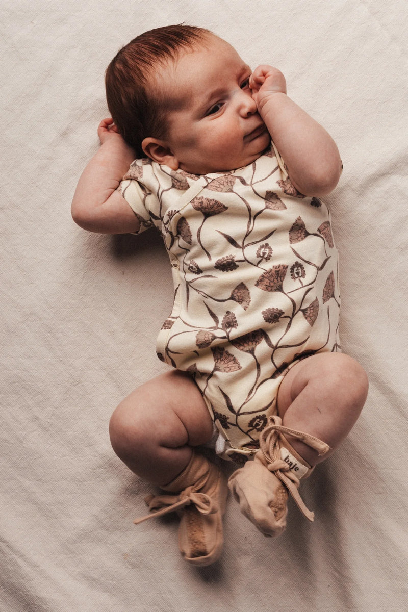 Baje Studio - Joia Romper - Cream Flower