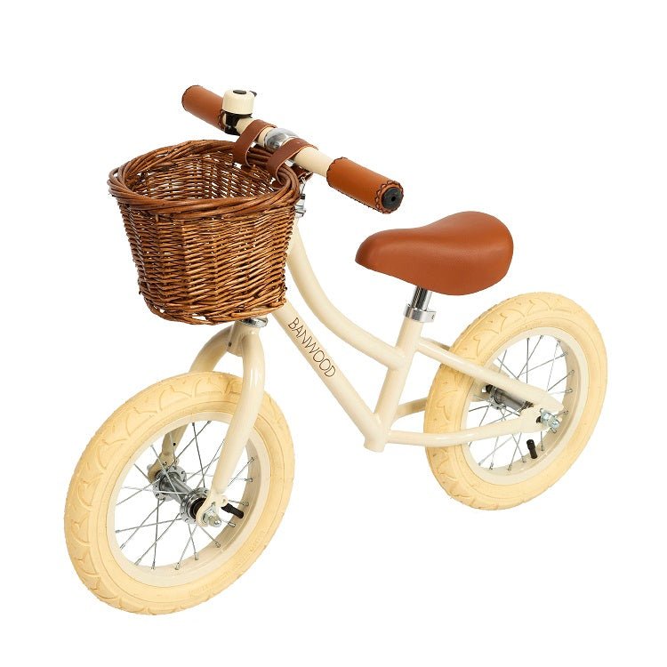 Banwood First Go Loopfiets Creme