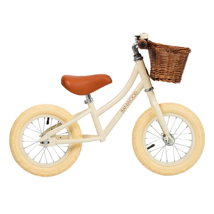 Banwood First Go Loopfiets Creme