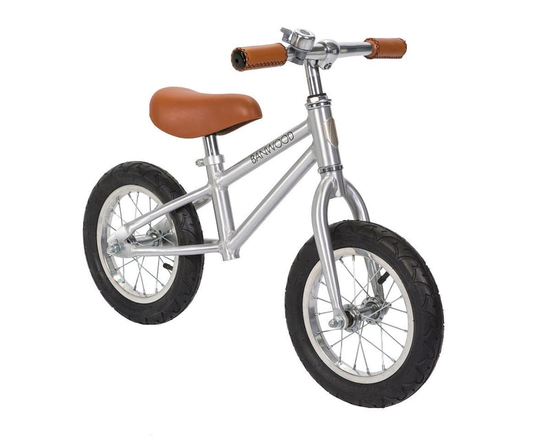 Banwood First Go Loopfiets Chroom