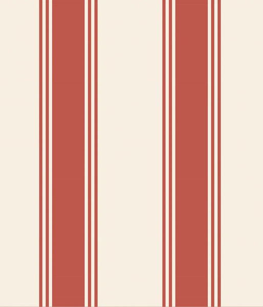 Wallpaper sample Atelier Florentine - Stripes Red