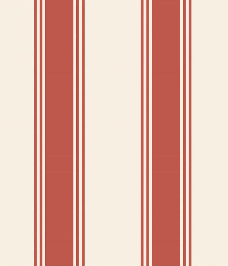 Wallpaper sample Atelier Florentine - Stripes Red