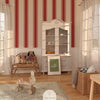 Wallpaper Atelier Florentine - Stripes Red