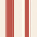Behang Atelier Florentine - Streepjes Rood