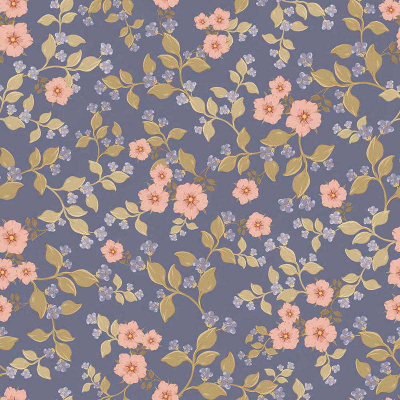 Wallpaper sample Dekornik - Antique Floral Fantasy - Moon