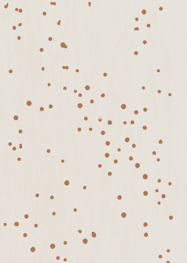 Wallpaper sample Bibelotte - Dottig Brown