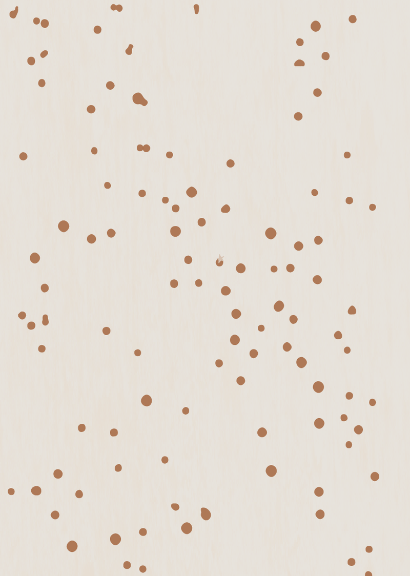 Wallpaper Bibelotte - Dottig Brown