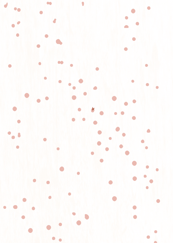 Wallpaper sample Bibelotte - Dottig Roze