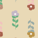 Wallpaper Bibelotte - Fleurtje Geel