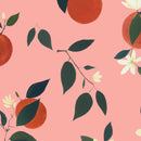Behang Atelier Florentine - Sinaasappels Roze