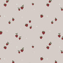 Nursery wallpaper, kids decor with strawberries wallpaper for children