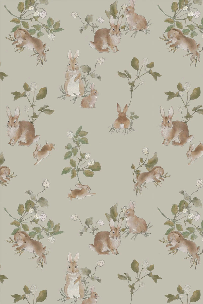 Wallpaper sample Atelier Florentine - Rabbits