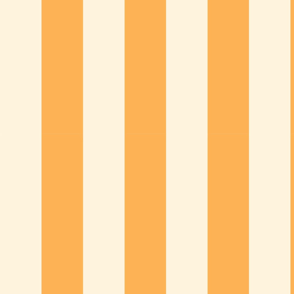Nursery wallpaper, kids decor with yellow stripes, striped wallpaper for children