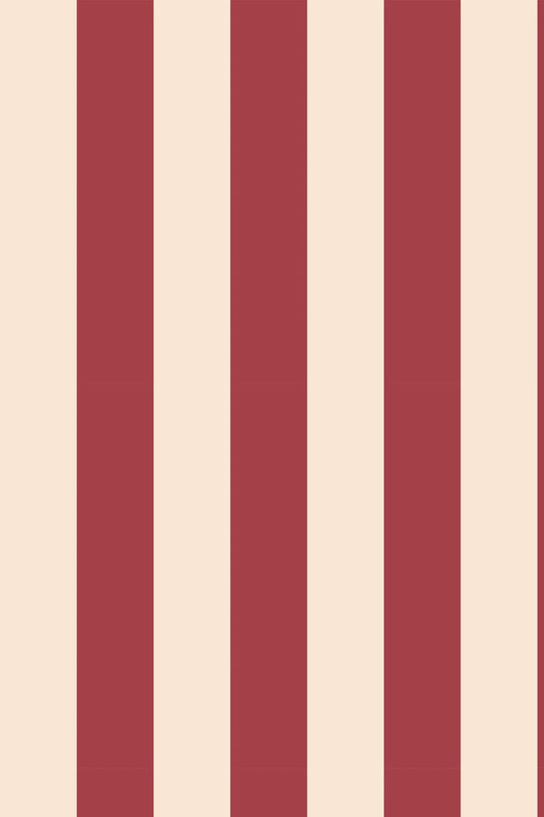 Wallpaper sample Atelier Florentine - Classic stripe red