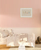Small pink striped wallpaper for children's rooms wallpaper Amsterdam