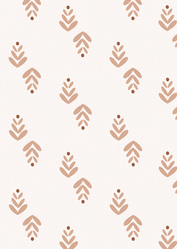 Wallpaper sample Bibelotte - Cappuccino Pink