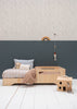 Wallpaper Bibelotte - Dottig denim blue