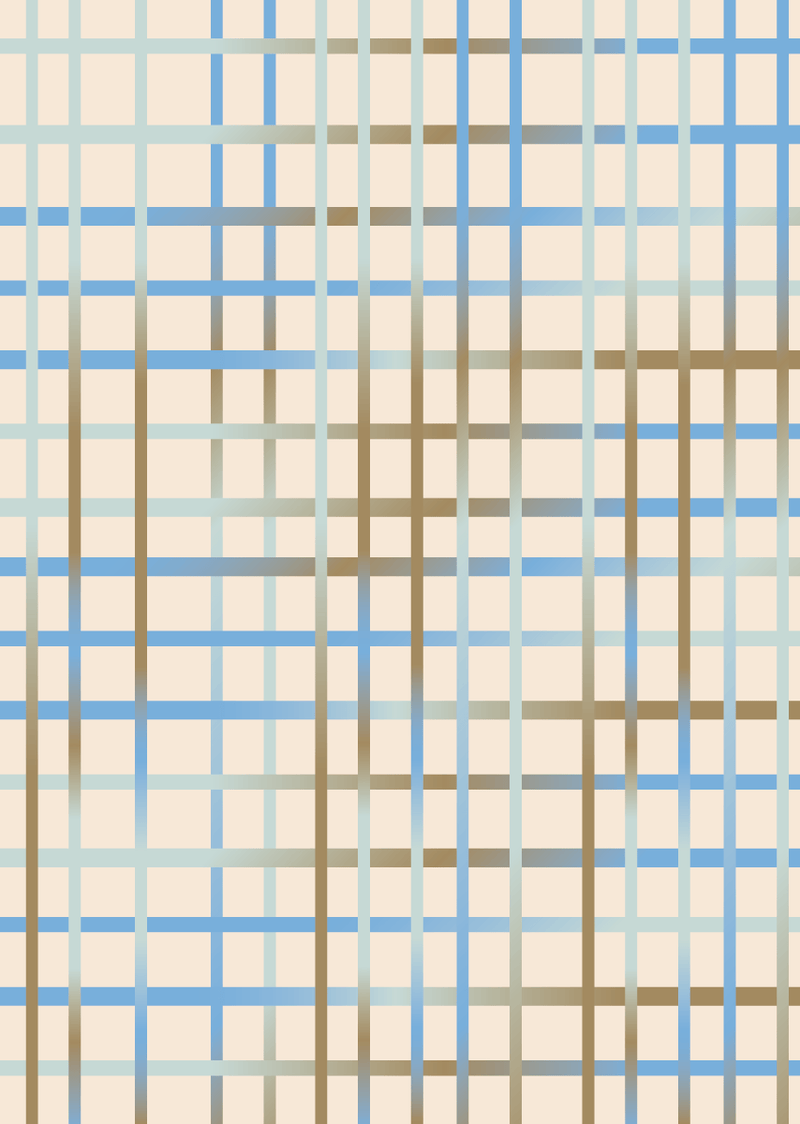 Wallpaper Bibelotte - Grid Blue