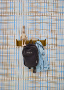 Wallpaper Bibelotte - Grid Blauw