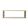 Bibiola Shelf XL Bloomingville Mini grote wandplank beige groen golvend