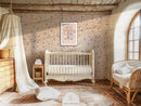 wallpaper flowers lilac pink nursery girls room wallpapers for kids children