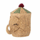 Bloomingville MINI Bobo Storage Basket Elephant with Lid - Children's room