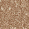 Boråstapeter Under the Elder Tree – Brown Animal Wallpaper