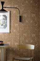 Boråstapeter Under the Elder Tree – Brown Animal Wallpaper