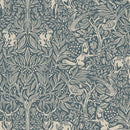 Boråstapeter Under the Elder Tree – Blue Animal Wallpaper