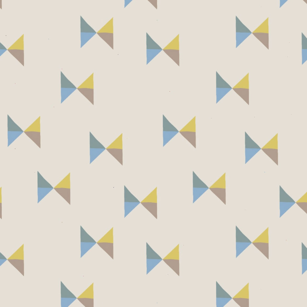 Wallpaper sample Play at Slaep - Bowie Tie - Carolien Baudoin