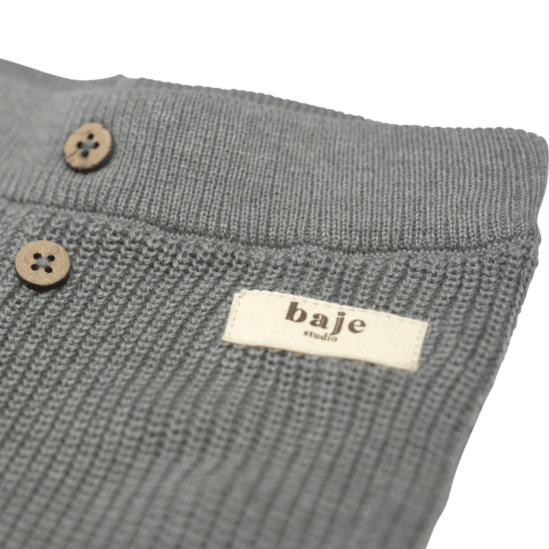 Baje Studio – Brawdy-Strickhose – Graublau