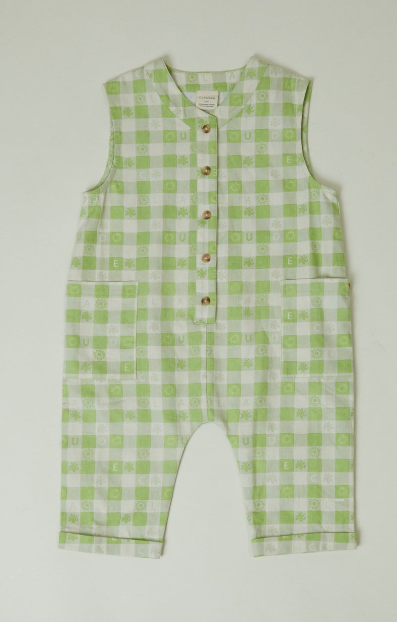 Claude &amp; Co - Charlie Sleeveless Overall Gingham