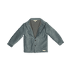 Baje Studio – Chaldon Cord-Teddyjacke – Graublau