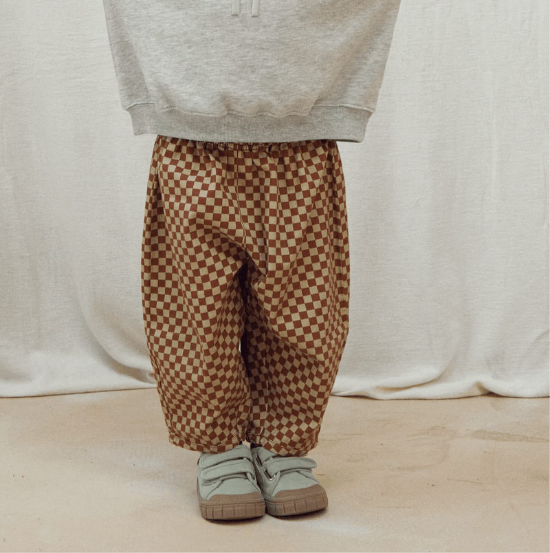 Claude & Co - Brick Check Trouser