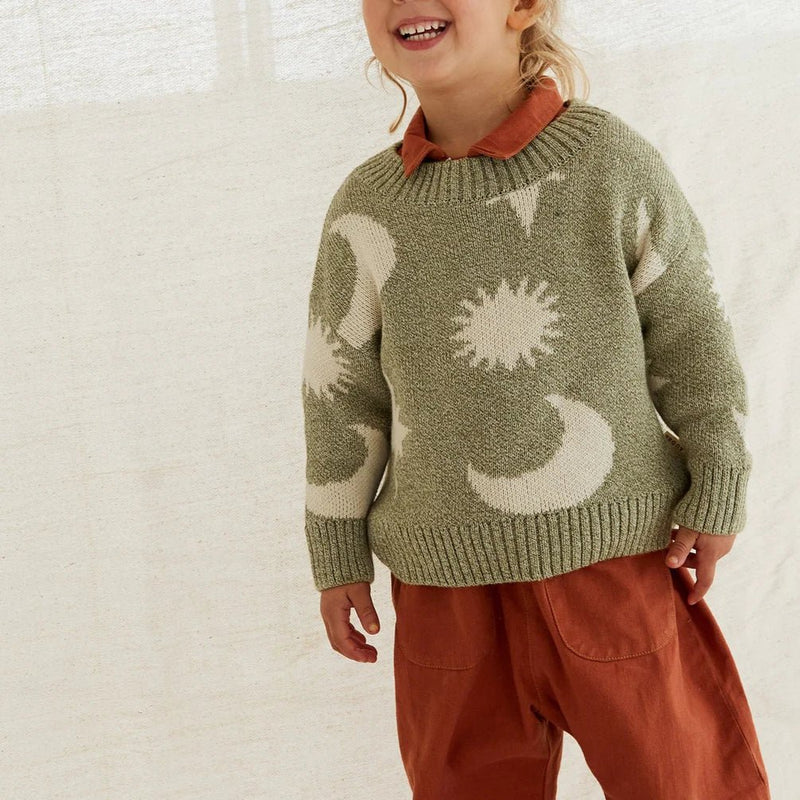 Claude & Co - Moon Sweater - Nordic Green