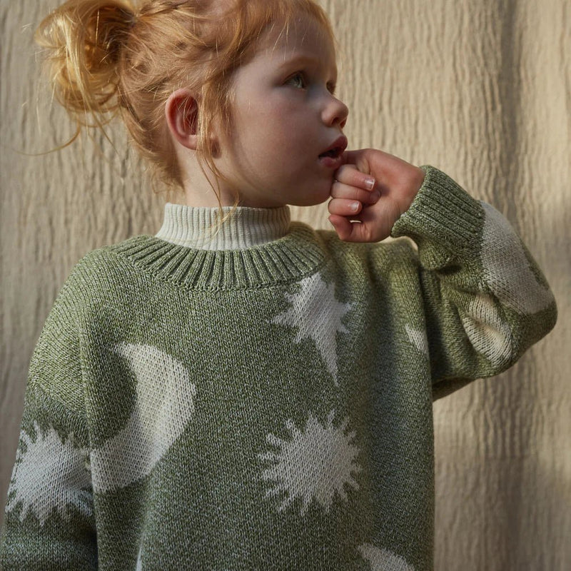 Claude & Co - Moon Sweater - Nordic Green