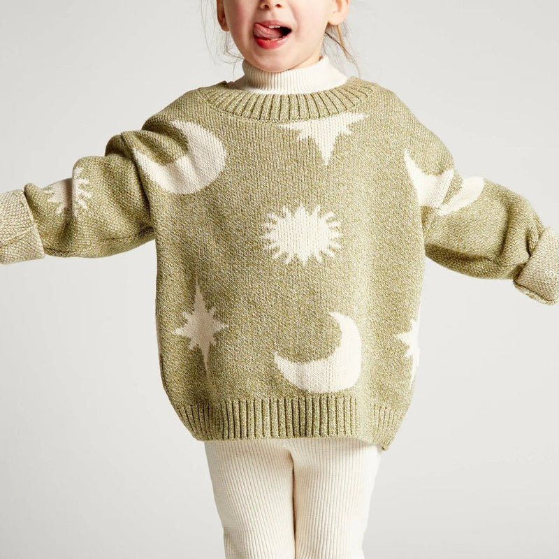 Claude & Co - Moon Sweater - Nordic Green