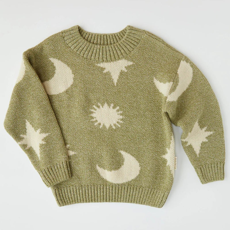 Claude & Co - Moon Sweater - Nordic Green